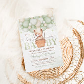 We kunnen nauwelijks wachten op Beer Theme Baby sh Kaart