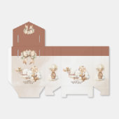 We kunnen nauwelijks wachten op Boho genderneutraa Bedankdoosjes (Uitgevouwen)