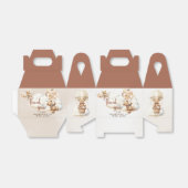 We kunnen nauwelijks wachten op Boho genderneutraa Bedankdoosjes (Uitgevouwen)