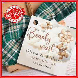 We kunnen nauwelijks wachten op Boho genderneutraa Bedankjes Labels