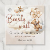 We kunnen nauwelijks wachten op Boho genderneutraa Bedankjes Labels (Voorkant)