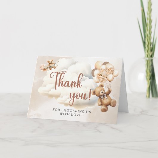 We kunnen nauwelijks wachten op Boho genderneutraa Bedankkaart (Voorkant)