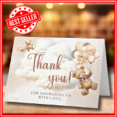 We kunnen nauwelijks wachten op Boho genderneutraa Bedankkaart