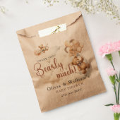 We kunnen nauwelijks wachten op Boho genderneutraa Bedankzakje (Gezegeld)