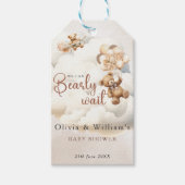 We kunnen nauwelijks wachten op Boho genderneutraa Cadeaulabel (Voorkant)