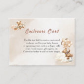 We kunnen nauwelijks wachten op Boho genderneutraa Informatiekaartje (Voorkant)