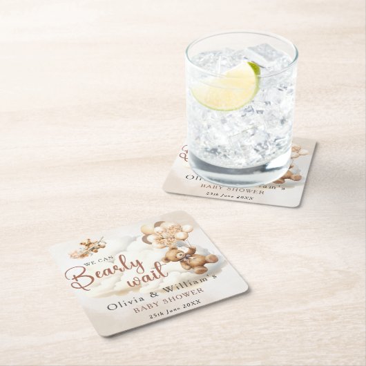 We kunnen nauwelijks wachten op Boho genderneutraa Kartonnen Onderzetters (Insitu)