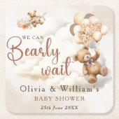 We kunnen nauwelijks wachten op Boho genderneutraa Kartonnen Onderzetters (Voorkant)