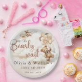 We kunnen nauwelijks wachten op Boho genderneutraa Papieren Bordje (Feest)