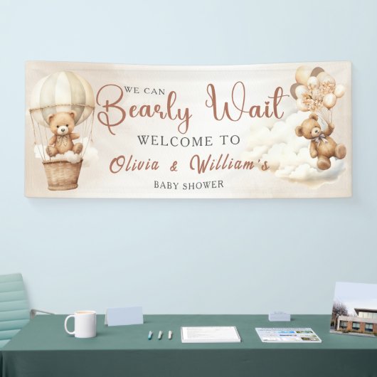 We kunnen nauwelijks wachten op Boho genderneutraa Spandoek (Beurs)