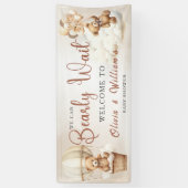 We kunnen nauwelijks wachten op Boho genderneutraa Spandoek (Verticaal)