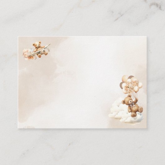 We kunnen nauwelijks wachten op een blanco gendern informatiekaartje (Voorkant)