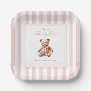 We kunnen nauwelijks wachten op een elegant Baby s Papieren Bordje