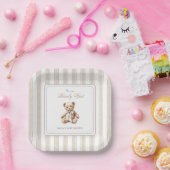 We kunnen nauwelijks wachten op een elegant Baby s Papieren Bordje (Feest)