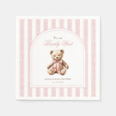 We kunnen nauwelijks wachten op een elegant Baby s Servet (Voorkant)