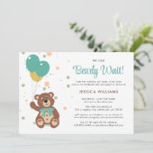 We kunnen nauwelijks wachten op een schattig gende kaart (Staand voorkant)