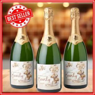 We kunnen nauwelijks wachten op een schattig gende sparkling wijnetiket