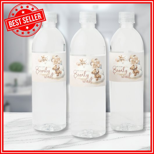 We kunnen nauwelijks wachten op een schattig gende waterfles etiket