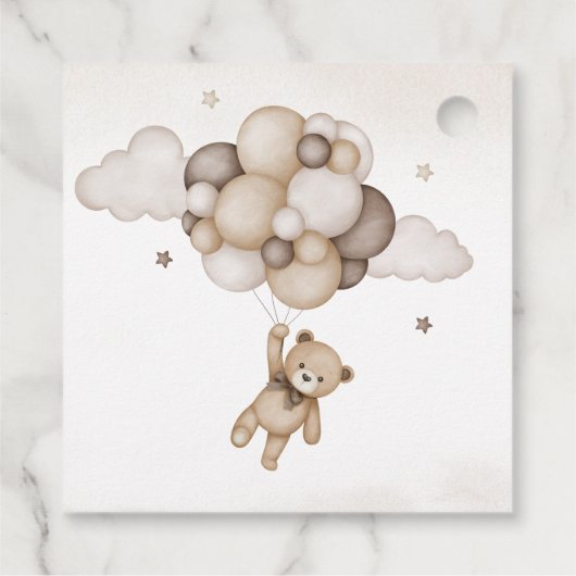 We kunnen nauwelijks wachten op een Square-gunstta Bedankjes Labels (Achterkant)