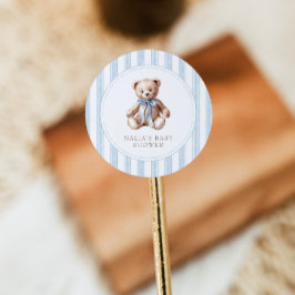 We kunnen nauwelijks wachten op elegante Baby show Ronde Sticker