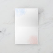 We kunnen nauwelijks wachten op gender reveal Beer Bedankkaart (Binnen)