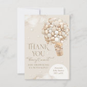 We kunnen nauwelijks wachten op genderneutraal Bab Bedankkaart (Voorkant)