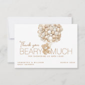 We kunnen nauwelijks wachten op genderneutraal Bab Bedankkaart (Voorkant)