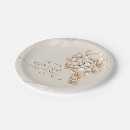 We kunnen nauwelijks wachten op genderneutraal Bab Papieren Bordje (Gekanteld)