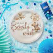 We kunnen nauwelijks wachten op genderneutraal Bab Papieren Bordje (Feest)