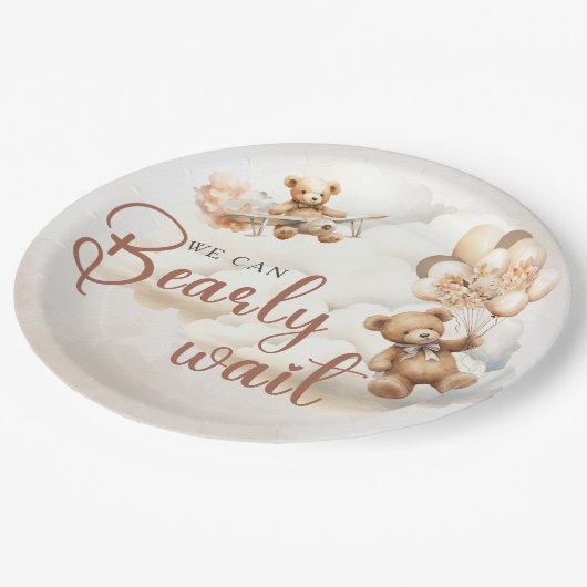 We kunnen nauwelijks wachten op genderneutraal Bab Papieren Bordje (Gekanteld)