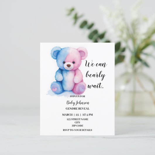 We kunnen nauwelijks wachten op genderonthulling f (Staand voorkant)