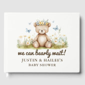 We kunnen nauwelijks wachten op Girly Wildflower B Gastenboek (Voorkant)