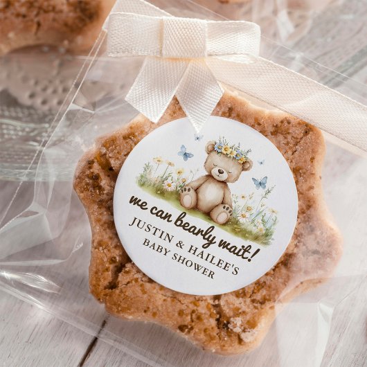 We kunnen nauwelijks wachten op Girly Wildflower B Ronde Sticker