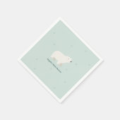 We kunnen nauwelijks wachten op het Baby shower |  Servet (Hoek)