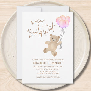 We kunnen nauwelijks wachten op het Baby shower va Kaart