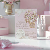 We kunnen nauwelijks wachten op het Baby shower va Kaart