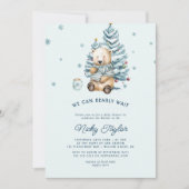 We kunnen nauwelijks wachten op het Baby shower va Kaart (Voorkant)