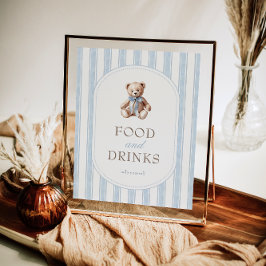 We kunnen nauwelijks wachten op het Baby showers v Poster