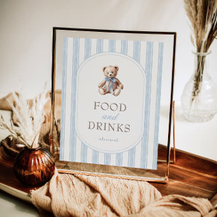 We kunnen nauwelijks wachten op het Baby showers v Poster