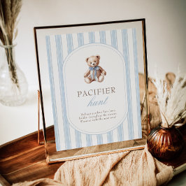 We kunnen nauwelijks wachten op het Baby showers v Poster