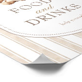 We kunnen nauwelijks wachten op het Baby showers v Poster (Hoek)