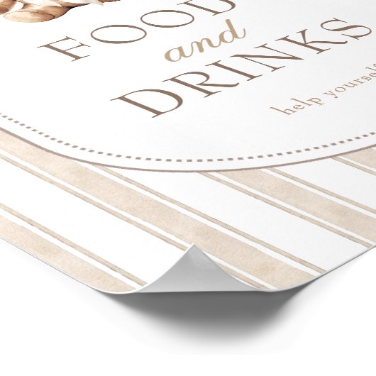 We kunnen nauwelijks wachten op het Baby showers v Poster (Hoek)