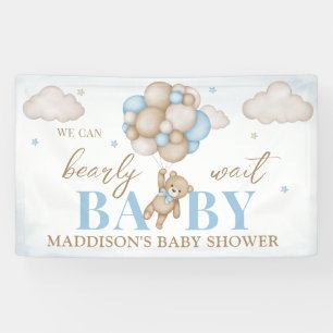 We kunnen nauwelijks wachten op het Baby showers v Spandoek