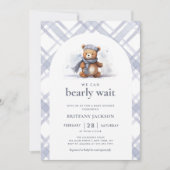 We kunnen nauwelijks wachten op het Beer Baby show Kaart (Voorkant)