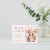 We kunnen nauwelijks wachten op het Beer in de man Informatiekaartje (Staand voorkant)