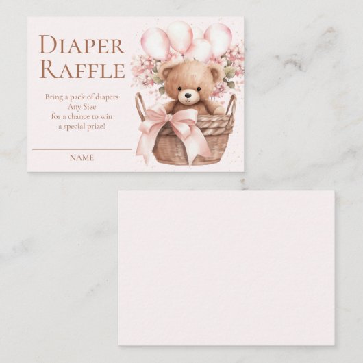 We kunnen nauwelijks wachten op het Beer in de man Informatiekaartje (Voorkant / Achterkant)