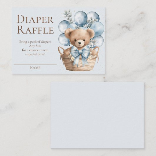 We kunnen nauwelijks wachten op het Beer in de man Informatiekaartje (Voorkant / Achterkant)