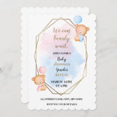 We kunnen nauwelijks wachten op het beer thema gen kaart (Voorkant / Achterkant)