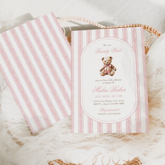 We kunnen nauwelijks wachten op het elegante teddy kaart