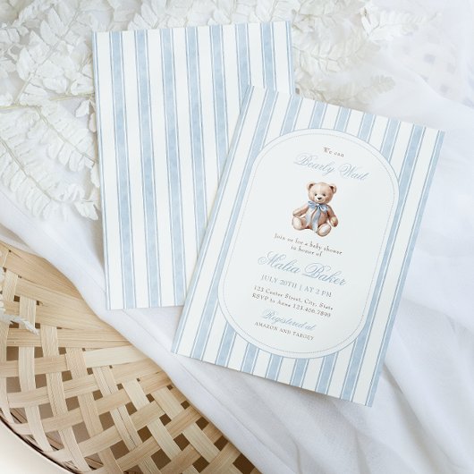 We kunnen nauwelijks wachten op het elegante teddy kaart